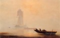 港の漁船 1854 ロマンチックなイワン・アイヴァゾフスキー ロシア